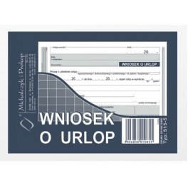 Druk wniosek o urlop M&P Druk wniosek o urlop M&P