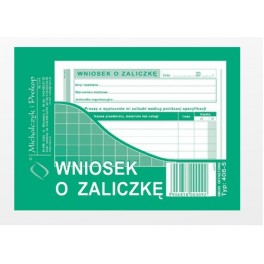 Druk wniosek o zaliczkę M&P