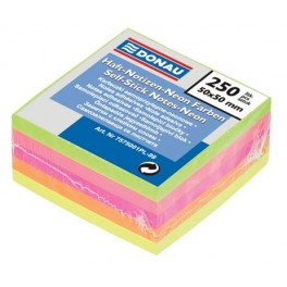 Notesy samoprzylepne Donau mix 50x50 Notesy samoprzylepne Donau mix 50x50